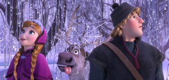 Elsa, Anna, Olaf e toda turma de Frozen